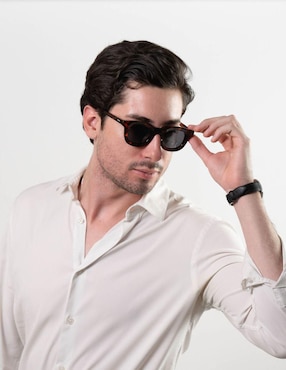 Lentes de sol Montica Retro Noir para hombre