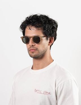 Lentes de sol Montica Keyhole Bridge para hombre
