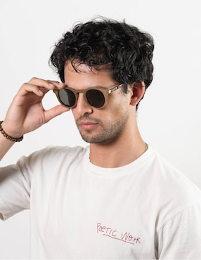 Lentes de sol Montica Keyhole Bridge para hombre