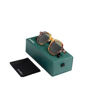Lentes de sol Montica Retro Hex para hombre