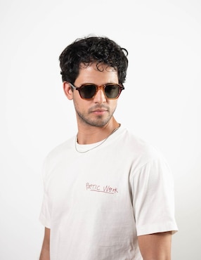 Lentes de sol Montica Retro Hex para hombre