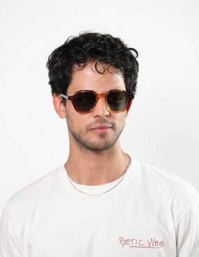 Lentes de sol Montica Retro Hex para hombre