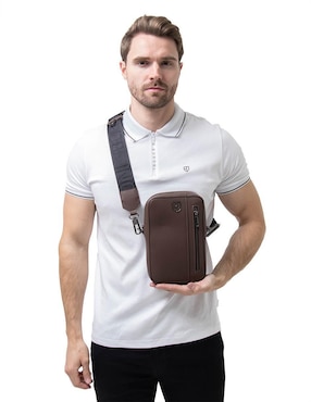 Bolsa crossbody Boroni para hombre