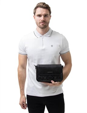 Bolsa crossbody Boroni para hombre