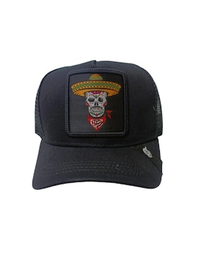 Gorra Con Visera Curva Pook Iconos Calaca Mariachi Adulto