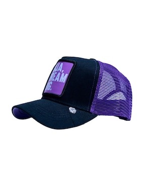 Gorra con visera curva casual Pook Frase