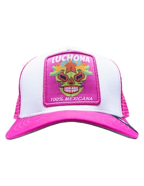 Gorra Con Visera Curva Pook Frase Luchona Adulto