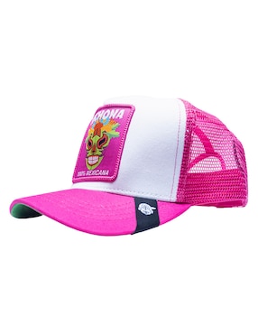 Gorra con visera curva béisbol Pook Frase