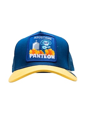 Gorra Con Visera Curva Pook Frase Asústame Panteón Adulto