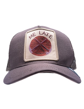 Gorra Con Visera Curva Pook Frase Me Late Chocolate Adulto