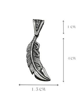 Dije de pluma Vadalú Plata pluma gde de plata P 925