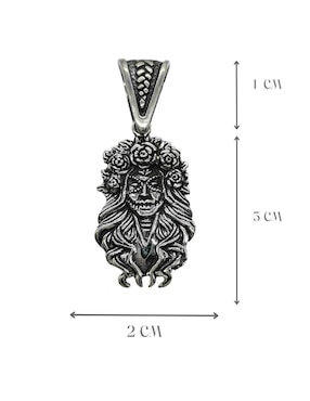 Dije de catrina Vadalú Plata catrinas de plata P 925