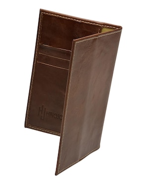 Porta pasaporte Hj Hinojosa de piel