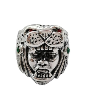 Anillo Vadalú Plata Guerreo Jaguar P 925