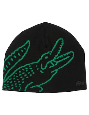 Gorro Lacoste Jacquard Crocodile Para Hombre