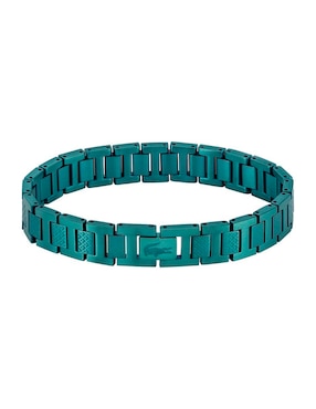 Brazalete Lacoste Metropole con acabado brillante