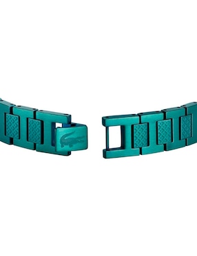 Brazalete Lacoste Metropole con acabado brillante