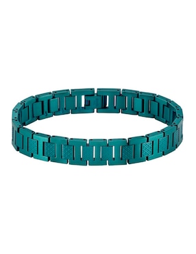 Brazalete Lacoste Metropole con acabado brillante
