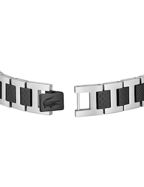 Brazalete Lacoste Metropole con acabado mate