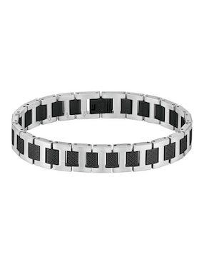 Brazalete Lacoste Metropole con acabado mate