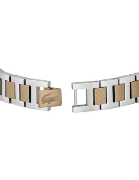 Brazalete Lacoste Metropole con acabado brillante