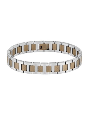 Brazalete Lacoste Metropole con acabado brillante