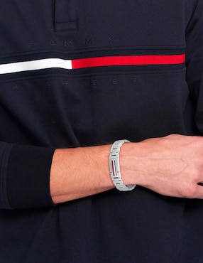 Brazalete Tommy Hilfiger Mason con acabado brillante