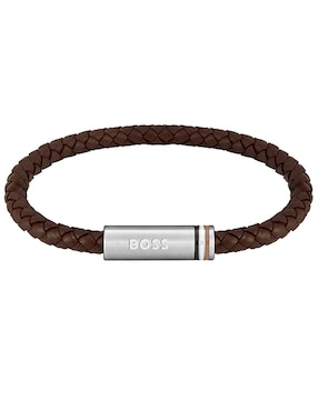 Brazalete Hugo Boss de piel Ares Single