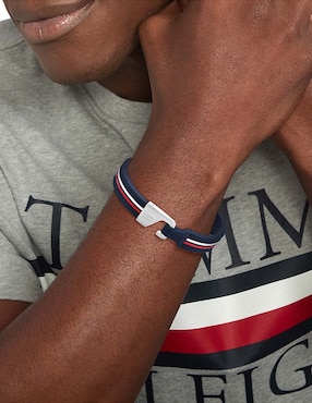 Brazalete Tommy Hilfiger Clark con acabado mate