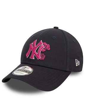 Gorra Visera Curva Correa Ajustable New Era Flower Icon New York Yankees Adulto