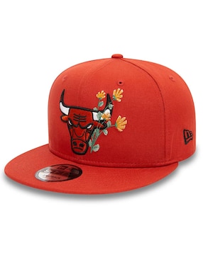 Gorra Visera Plana Correa Ajustable New Era Flower Icon NBA Chicago Bulls Adulto