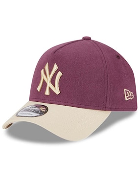 Gorra Visera Curva Correa Ajustable New Era Moleskin Crown MLB New York Yankees Adulto