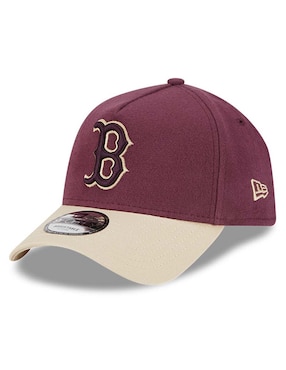 Gorra Visera Curva Correa Ajustable New Era Moleskin Crown MLB Boston Red Sox Adulto