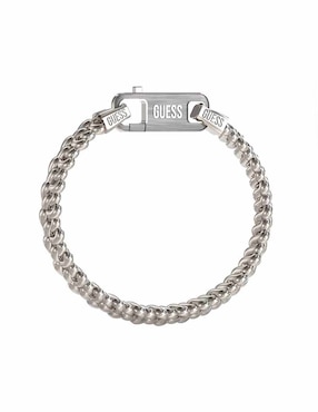 Brazalete Guess Pitstop Con Acabado Cepillado