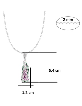 Collar virgen de guadalupe Horoz de plata P 925
