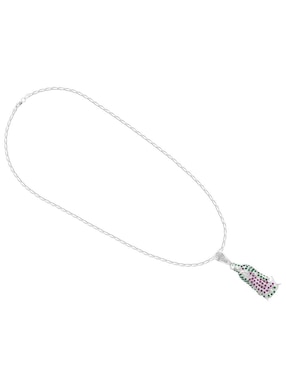 Collar virgen de guadalupe Horoz de plata P 925