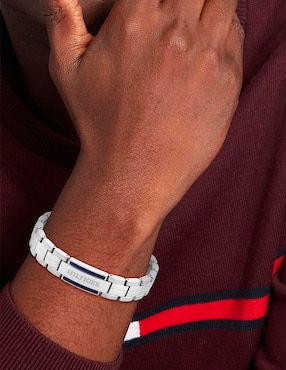 Brazalete Tommy Hilfiger Parker con acabado brillante