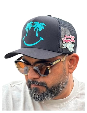 Gorra con visera curva casual Vago Style Happy Place