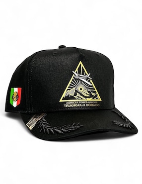 Gorra Con Visera Curva Snapback Vago Style Triángulo Dorado Para Adulto