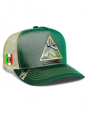 Gorra Con Visera Curva Vago Style Triangulo Dorado Unisex