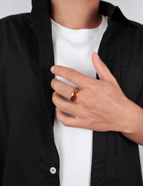 Anillo geométrico Chulada Black brillante