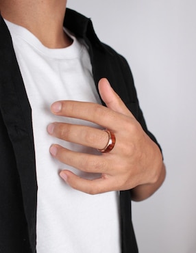 Anillo geométrico Chulada Black brillante