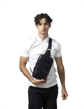 Bolsa bandolera Boroni para hombre