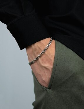 Pulsera Boscaini con acabado pulido