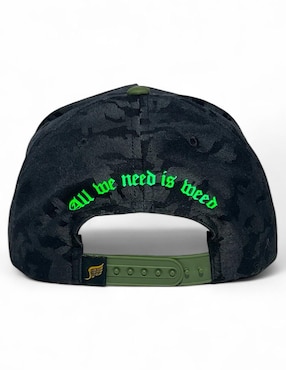 Gorra visera curva snapback casual Vago Style Flor Divina Camuflaje