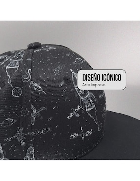 Gorra visera plana broche casual Sarosa Nasa para hombre