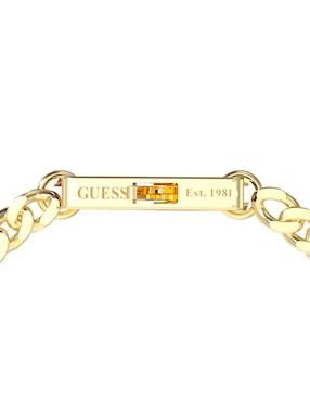 Brazalete Guess con zirconia Lion King con acabado pulido