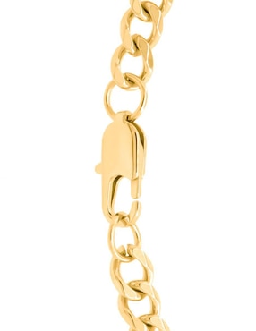 Pulsera Boscaini con acabado chapa de oro