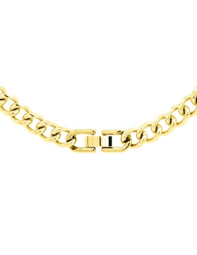 Pulsera Boscaini con acabado chapa de oro
