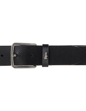 Set cinturón Lacoste de piel para hombre